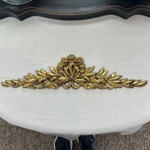 Elegant Gold Floral Wall Decor